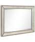 Solid Wood Frame Covered with Beveled Antique Mirror Panels - 24" x 36"