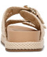 Фото #3 товара Reid Woven Double Buckle Platform Sandals