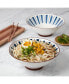 8" Stoneware Ramen Noodle Bowls, Set of 2