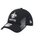 ფოტო #1 პროდუქტის Men's Black New Orleans Saints Active 39thirty Flex Hat