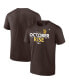 Men's Brown San Diego Padres 2022 Postseason Locker Room T-shirt