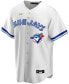 Фото #2 товара Men's White Toronto Blue Jays Home Cooperstown Collection Team Jersey