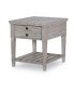 Фото #1 товара Belhaven 1 Drawer End Table in Weathered Plank Finish Wood