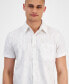 ფოტო #4 პროდუქტის Men's Earl Regular-Fit Ikat Button-Down Shirt, Created for Macy's