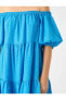 Melis Ağazat X - Omzu Açık Fisto Mini Elbise