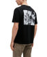 Men's Decorative Reflective Artwork T-shirt