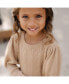 ფოტო #6 პროდუქტის Toddler Girls Organic Long Sleeve Cable Bodice Sweater Dress