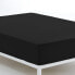 Fitted bottom sheet Alexandra House Living Black 135/140 x 190/200 cm