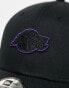 New Era LA Lakers 9forty cap in black