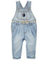 Фото #7 товара Комбинезон джинсовый для малышей Carterʻs Baby Stretchy Knit Denim
