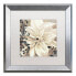 Фото #1 товара Color Bakery 'Winter White Ii' Matted Framed Art, 16" x 16"