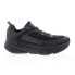 Фото #1 товара Hoka Bondi 6 1019269-BBLC Mens Black Canvas Lace Up Athletic Running Shoes