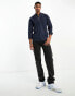 Фото #4 товара Hollister icon logo pocket oxford shirt in navy