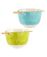 Фото #1 товара Botanical Set of 2 Ramen Bowls, 2 Asst