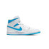Фото #2 товара Кроссовки Nike Air Jordan 1 Mid UNC (W) (Белый, Голубой)