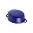 Zwilling STAUB LA COCOTTE - Casserole baking dish - Oval - Cast iron - Ceramic - Gas - Halogen - Induction - Sealed plate - Blue - Enamel