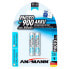 Фото #1 товара ANSMANN 1x2 MaxE NiMH Rechargeable 900 Micro AAA 800mAh Photo Batteries