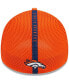 Men's Orange Denver Broncos Stripe 39THIRTY Flex Hat