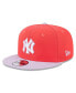 Men's Red, Purple New York Yankees Spring Basic Two-Tone 9FIFTY Snapback Hat