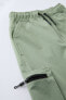 Фото #4 товара Спортивные брюки карго из высокотехнологичной ткани ZARA