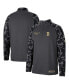 ფოტო #1 პროდუქტის Men's Charcoal UCLA Bruins OHT Military-Inspired Appreciation Long Range Raglan Quarter-Zip Jacket