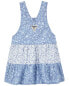 Baby Floral Print Tiered Jumper Dress 12M