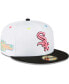 Фото #1 товара Men's White Chicago White Sox Neon Eye 59FIFTY Fitted Hat
