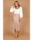 ფოტო #3 პროდუქტის Women's Gia Sweetheart Neck Bell Sleeve Knit Sweater