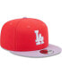 Men's Red, Purple Los Angeles Dodgers Spring Basic Two-Tone 9FIFTY Snapback Hat