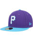 Фото #2 товара Men's Purple Pittsburgh Pirates Vice 59FIFTY Fitted Hat