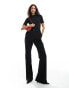 Фото #8 товара Mango jersey top tailored jumpsuit in black