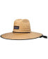 Men's Natural Sonoma Prints Logo Straw Lifeguard Hat