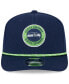 Фото #2 товара Men's College Navy Seattle Seahawks 2024 Sideline 9SEVENTY Stretch-Snap Hat