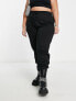 Фото #3 товара COLLUSION Plus oversized branded joggers in black