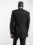 Noak 'Verona' wool-rich skinny tuxedo suit jacket in black