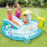 Фото #5 товара Детский надувной бассейн с горкой и игровым центром INTEX Crocodile Play Centre With Slide Pool.