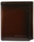 Фото #1 товара Men's Leather Michigan Slim Ombre Trifold Wallet