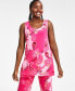 Фото #1 товара Women's Printed Knit Dressing Tank Top, Created for Macy's