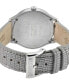 Women's Morcote Swiss Quartz Silver-Tone Leather Watch 36mm
