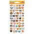 GLOBAL GIFT Tweeny Foamy Faces Animals Stickers