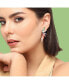 ფოტო #2 პროდუქტის Women's Gold Wing Drop Earrings