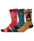 ფოტო #1 პროდუქტის Men's USS Enterprise Three-Pack Crew Socks Set