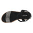 VANELi Cedra Wedge Womens Black Casual Sandals CEDRA-310123