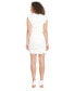 Women's Asymmetrical Ruched Jersey Sheath Dress
