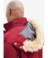 ფოტო #3 პროდუქტის Big & Tall Arctic Down Parka With Detachable Hood And Insulated Cuffs