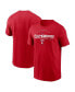 Фото #1 товара Men's Red Texas Rangers Team Engineered Performance T-shirt