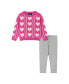 ფოტო #1 პროდუქტის Infant Girls Heart Sherpa Sweater & Legging Set