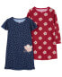 Фото #2 товара 2-Pack Nightgowns 6-7