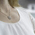 Фото #2 товара Playful silver necklace Snowflake AGS1334 / 47
