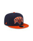 Фото #2 товара Men's X Staple Navy, Orange Chicago Bears Pigeon 9Fifty Snapback Hat